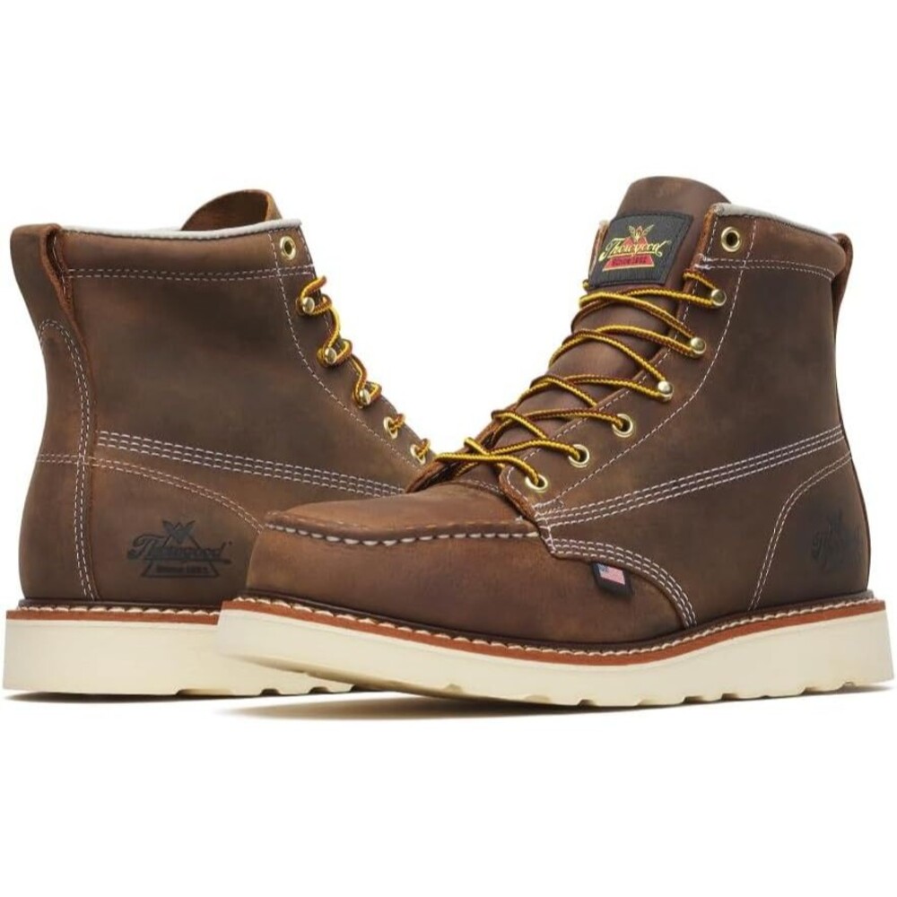 Thorogood American Heritage 6in Steel Toe Work Boots, Men's, 11.5